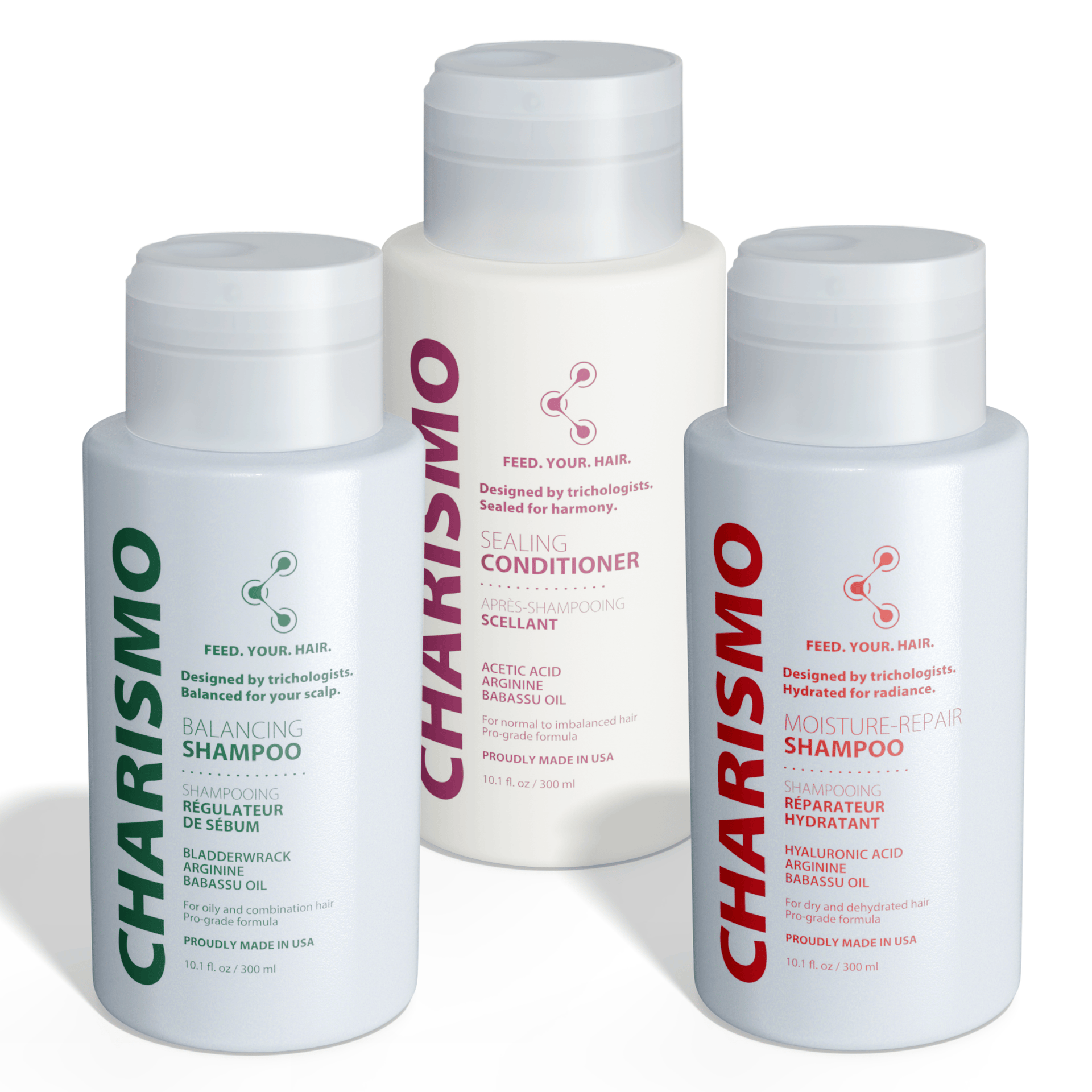 Balancing + Moisture Repair Shampoos / Sealing Conditioner Bundle